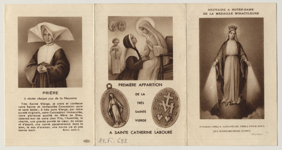 Ô Marie, conçue sans péché, priez pour nous qui avons recours à vous. Neuvaine à Notre-Dame de la médaille miraculeuse