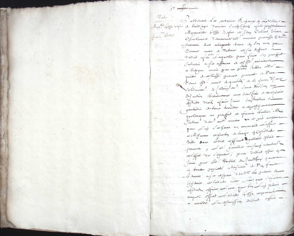 Etude de Me François Lecaron à Amiens (étude n°11). Minutes de l'année 1668