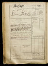 Mariage, Frédéric Noël, né le 25 décembre 1889 à Amiens (Somme), classe 1909, matricule n° 1080, Bureau de recrutement de Péronne