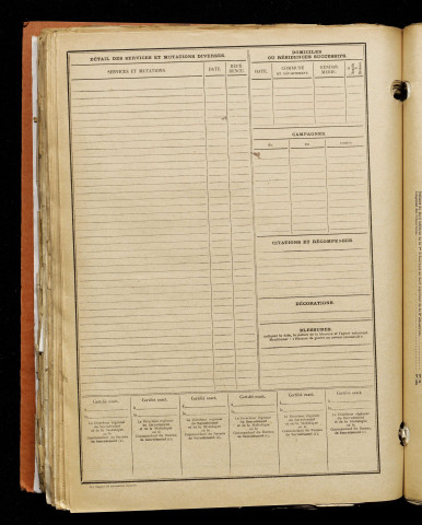 Ouvré, Alexandre Octave Georges, né le 30 janvier 1897 à Vraignes-lès-Hornoy (Somme), classe 1917, matricule n° 198, Bureau de recrutement d'Amiens