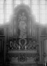 Chapelle IX : Statue Vierge à l'enfant sur l'Autel