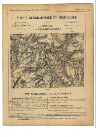 Gézaincourt : notice historique et géographique sur la commune