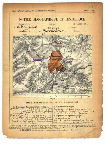Yvrencheux : notice historique et géographique sur la commune