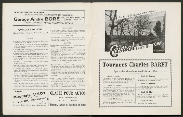 L'Automobile au Pays Picard. Revue mensuelle de l'Automobile-Club de Picardie et de l'Aisne, 291, décembre 1935