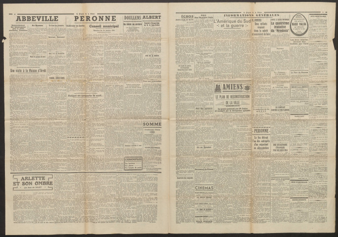 Le Progrès de la Somme, numéro 22257, 18 janvier 1941