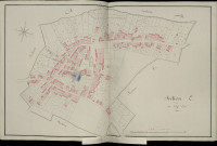 Plan du cadastre napoléonien - Atlas cantonal - Forceville : Chef Lieu (Le), E