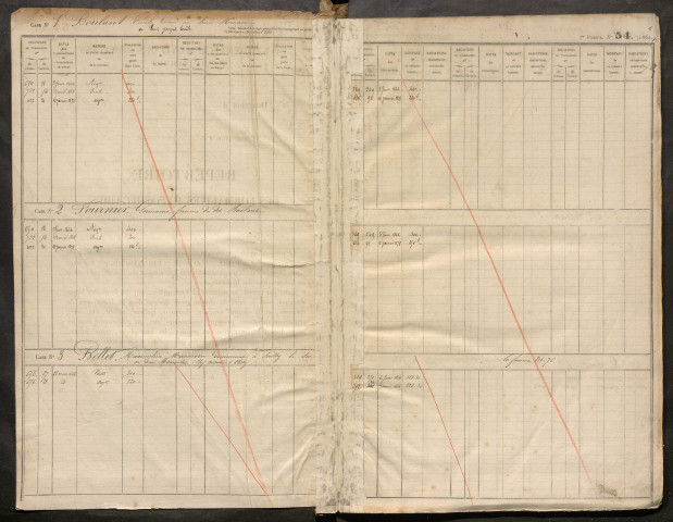 Répertoire des formalités hypothécaires, du 05/01/1866 au 13/03/1866, registre n° 215 (Péronne)