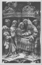 Cathédrale d'Amiens - Stalles du Choeur (1508-1519) - Jouée F. 31 - Partie haute - Présentation de Jésus au Temple