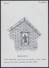 Beaumetz : petit oratoire sur pignon en briques - (Reproduction interdite sans autorisation - © Claude Piette)