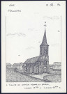 Maulers (Oise) : l'église en damier - (Reproduction interdite sans autorisation - © Claude Piette)