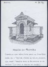 Nouvion-en-Ponthieu : chapelle sur sépulture dans le cimetière - (Reproduction interdite sans autorisation - © Claude Piette)