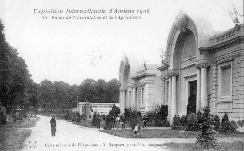 Exposition Internationale d'Amiens 1906 - Palais de l'Alimentation et de l'Agriculture