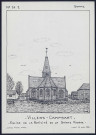 Villers-Campsart : église de la nativité de la Sainte-Vierge - (Reproduction interdite sans autorisation - © Claude Piette)