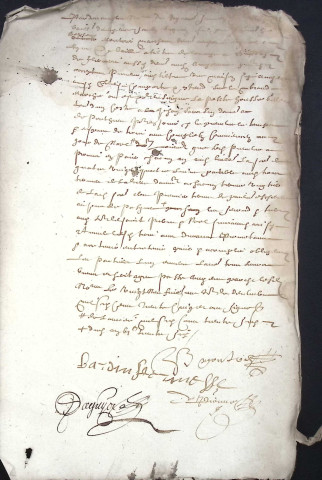 Etude de Me Philippe Depiennes à Amiens (étude n°1). Minutes de l'année 1635