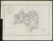 Carte du canton de Noyon, réduite d'après les plans du cadastre à l'Echelle de 1 : 50000 pour être annexée au précis statistique du canton de Noyon inséré dans l'Annuaire du Département de l'Oise. Année 1851