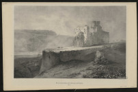 Vue des ruines du château de Pierrefonds, prise des remparts (Picardie)