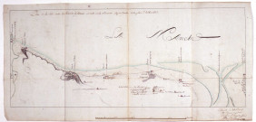 Plan de la côte entre la rivière de Bresle et celle de la Somme réalisé le 25 prairial an 3