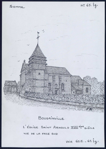 Bougainville : église Saint-Arnould - (Reproduction interdite sans autorisation - © Claude Piette)