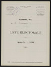 Liste électorale : Cardonnois (Le)