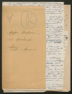Témoignage de Dupuis, L. (Major) et correspondance avec Jacques Péricard