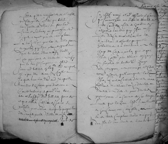 Etude de Me François Debacq à Amiens (étude n°7). Minutes de l'année 1668