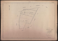 Plan du cadastre rénové - Aigneville : section ZB