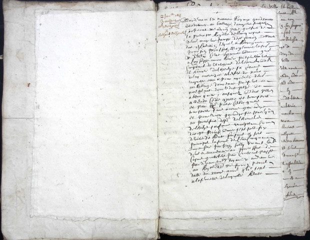 Etude de Me Jean-Baptiste Trencart à Amiens (étude n°12). Minutes de l'année 1655