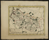 Carte du Département de la Somme divisé en cinq districts