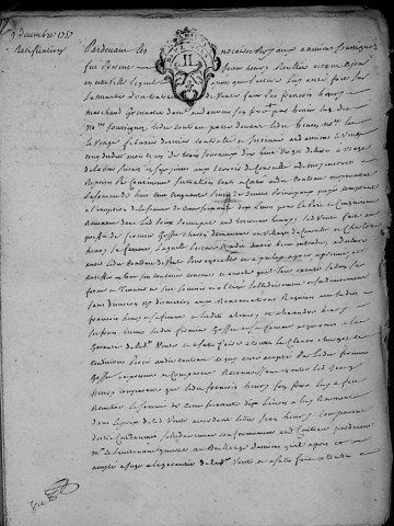 Etude de Me François Henin à Amiens (étude n°3). Minutes de l'année 1757