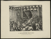 Exposition de Monseigneur Boudinet, décédé le 1er avril 1873 en son palais épiscopal d'Amiens