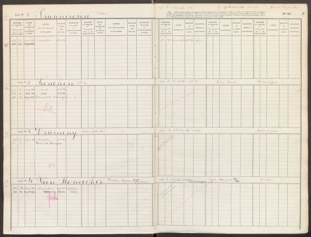 Répertoire des formalités hypothécaires, du 18/05/1951 au 02/11/1951, registre n° 030 (Conservation des hypothèques de Montdidier)