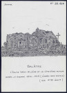 Balâtre : église Saint-Hilaire et cimetière autour après la Guerre 1914-1918 - (Reproduction interdite sans autorisation - © Claude Piette)