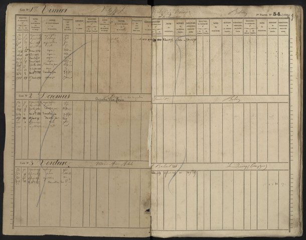 Répertoire des formalités hypothécaires, du 23/01/1857 au 5/03/1857, registre n° 210 (Abbeville)