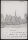 Autingues (Pas-de-Calais) : vue partielle de l'église Saint-Martin - (Reproduction interdite sans autorisation - © Claude Piette)