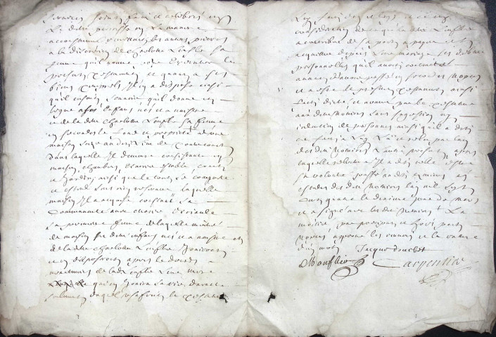 Etude de Me Nicolas Carpentier à Amiens (étude n°16). Minutes des années 1702-1704