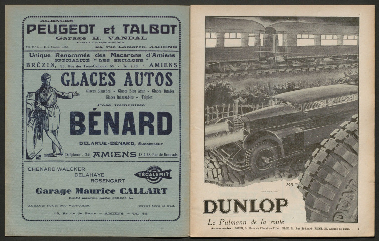 L'Automobile au Pays Picard. Revue mensuelle de l'Automobile-Club de Picardie et de l'Aisne, 228, septembre 1930