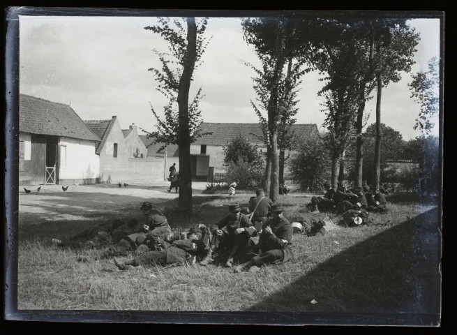 Manoeuvres de santé - août 1905 - Saint-Fuscien - 2e jour