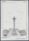 Ysengremer : croix du cimetière - (Reproduction interdite sans autorisation - © Claude Piette)