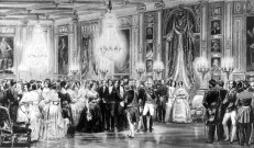 La réception de la Reine Victoria au château d'Eu par le roi Louis Philippe en 1843