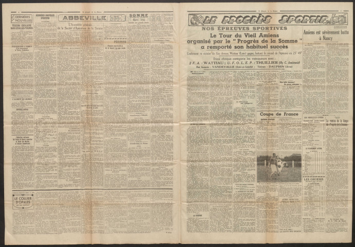 Le Progrès de la Somme, numéro 20837, 28 septembre 1936