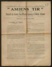 Amiens-tir, organe officiel de l'amicale des anciens sous-officiers, caporaux et soldats d'Amiens, numéro 27 (juillet 1930 - octobre 1930)