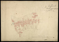 Plan du cadastre napoléonien - Harponville : Village (Le), A développement