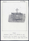 Thoix : monument « croix » à la mémoire de 2 aviateurs tués le 5 juin 1940 - (Reproduction interdite sans autorisation - © Claude Piette)