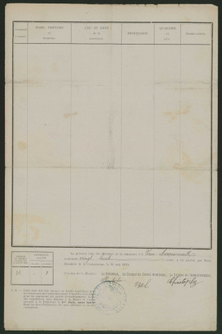 Liste électorale : Vaux-Marquenneville