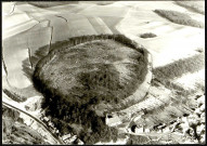 L'Etoile (Somme). Vue aérienne de l'oppidum, datant de 500 ans avant J.C.