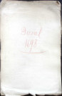 Etude de Me Jean Duval à Amiens (étude n°8). Minutes de l'année 1698