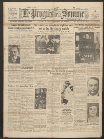Le Progrès de la Somme, numéro 20600, 4 février 1936