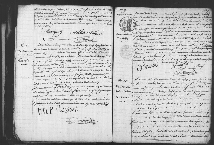 Corbie : naissances, mariages, décès