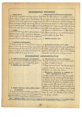 Famechon : notice historique et géographique sur la commune