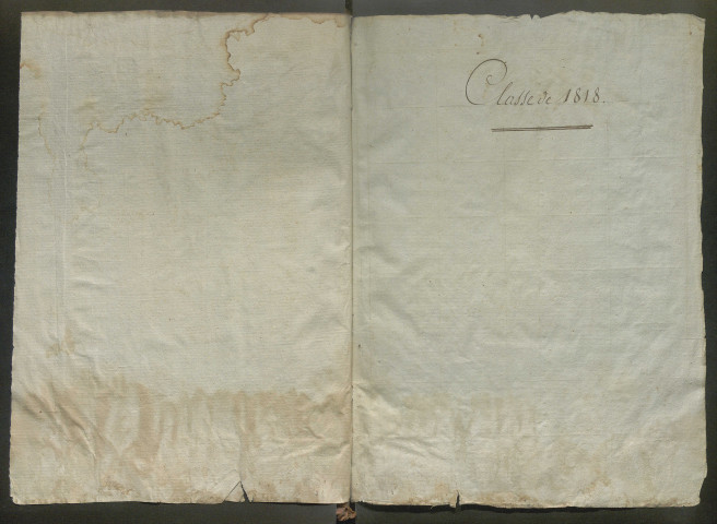 Table alphabétique (ensemble du département) de la période 1818-1819